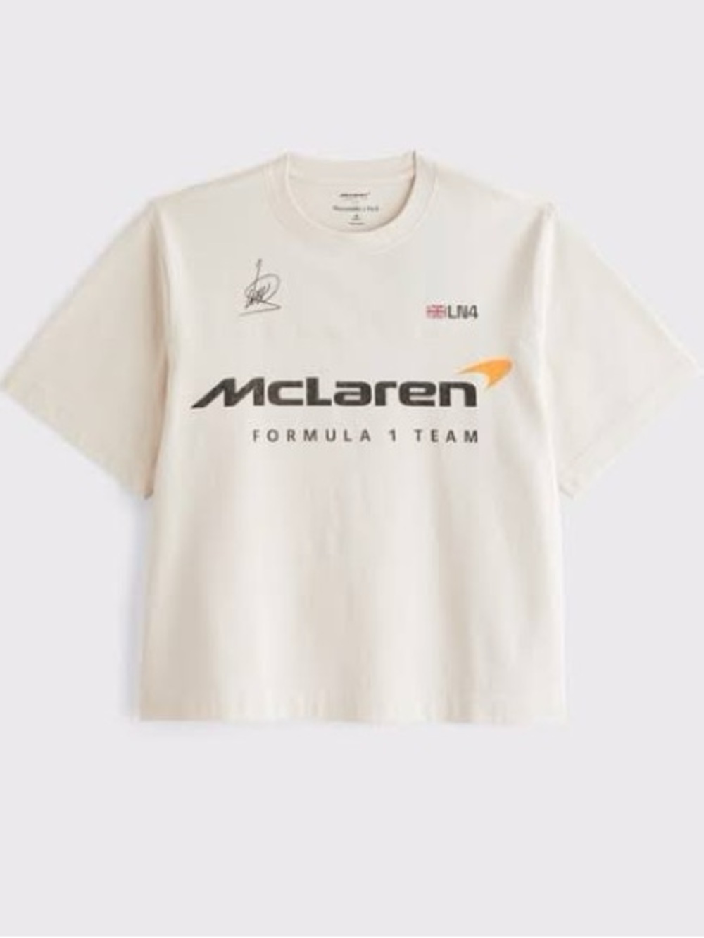 Abercrombie & Fitch Men’s Premium Heavyweight Cropped McLaren Tee
